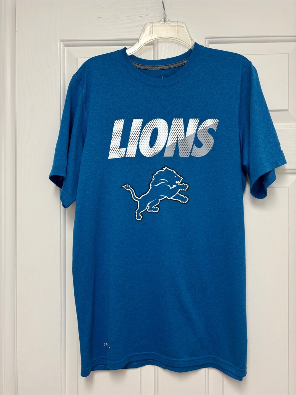NFL Men’s Detroit Lions Royal Blue Short Sleeve Tee